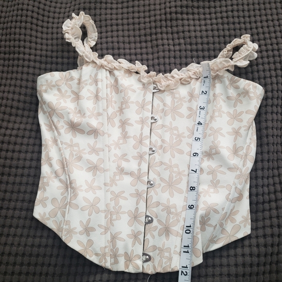 Princess Polly SEARLE FLORAL CORSET MULTI size 4 - Picture 9 of 14